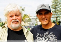 Paul Watson and Kelly Slater