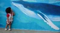 Whale and Child by Howie Cooke